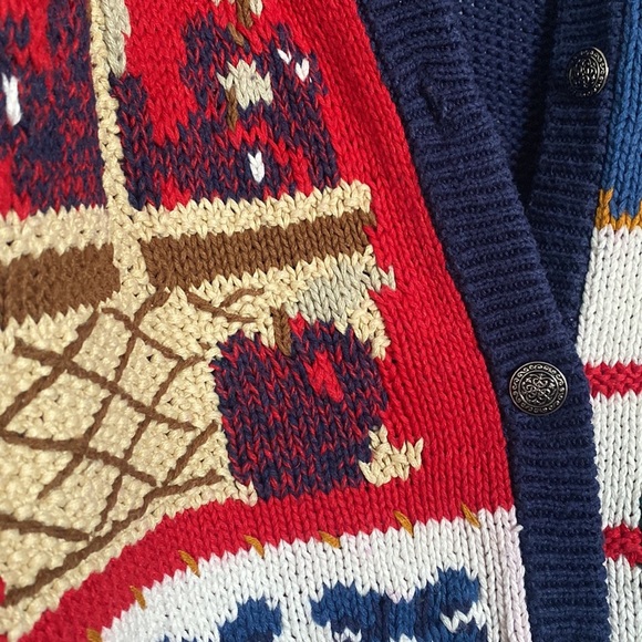 Vintage Multicolored Granny Cardigan P’Galli Designs - small - Picture 5 of 7